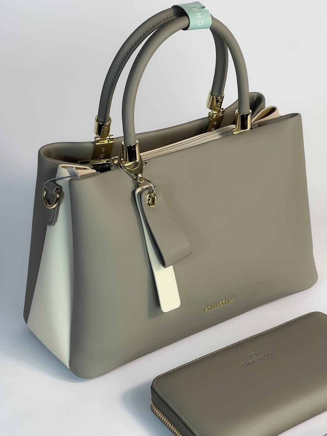 Sac à main Chrisbella avec pochette assortie – Élégance et praticité