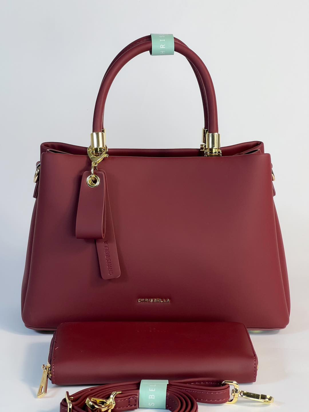 Sac à main Chrisbella avec pochette assortie – Élégance et praticité