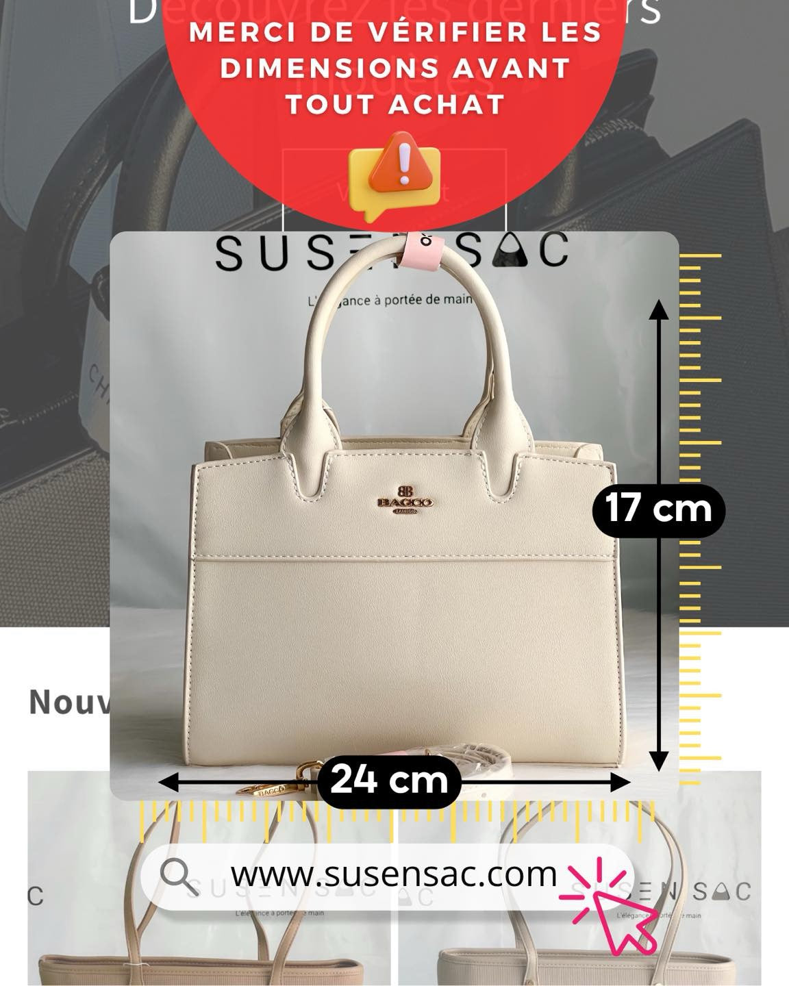 Sac à main BAGCO – Élégance structurée