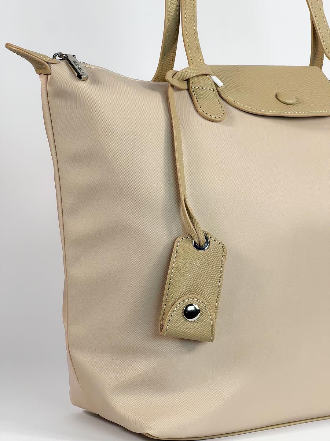 Sac épaule Bagco — style Longchamp, léger et déperlant