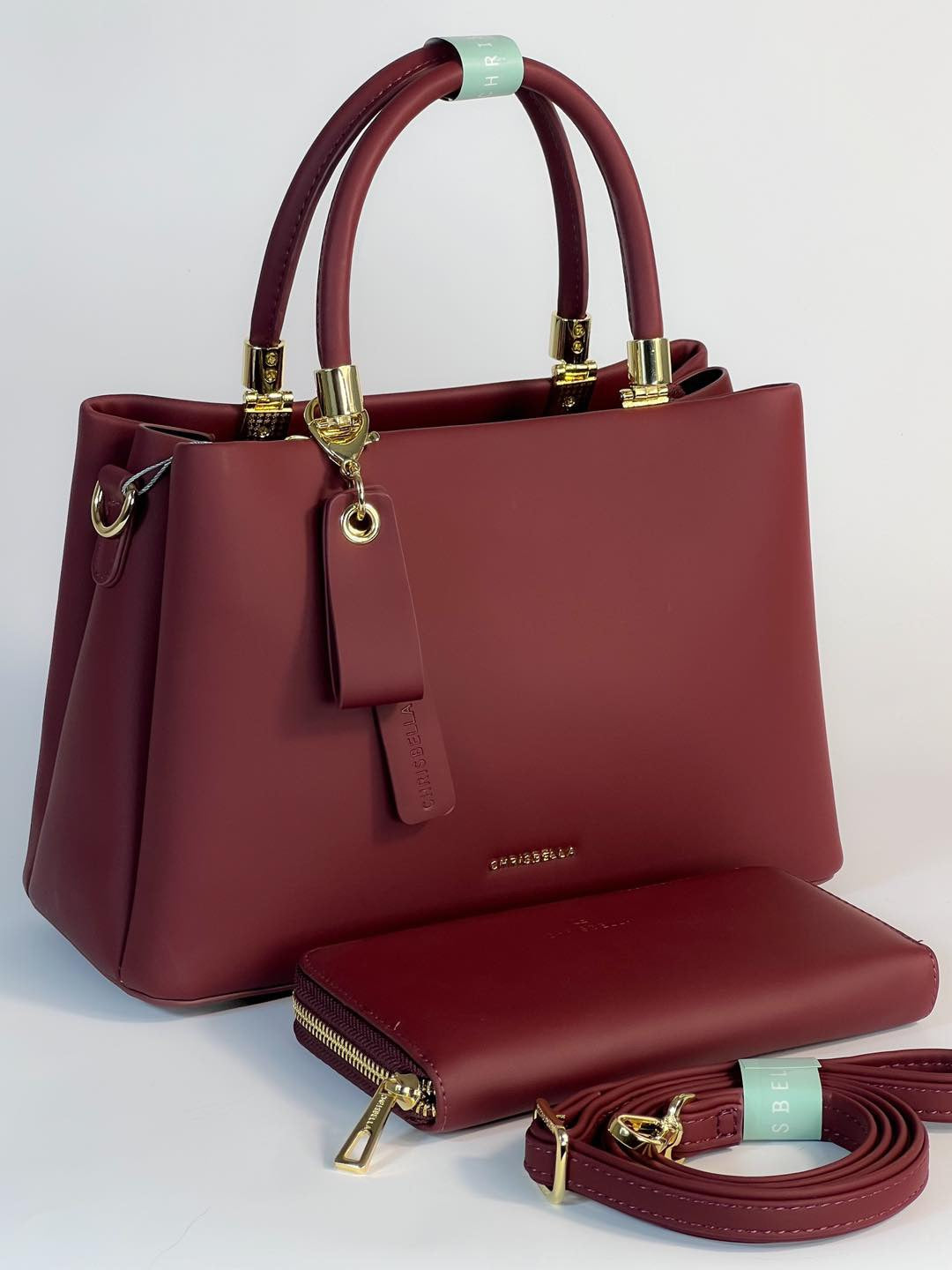Sac à main Chrisbella avec pochette assortie – Élégance et praticité