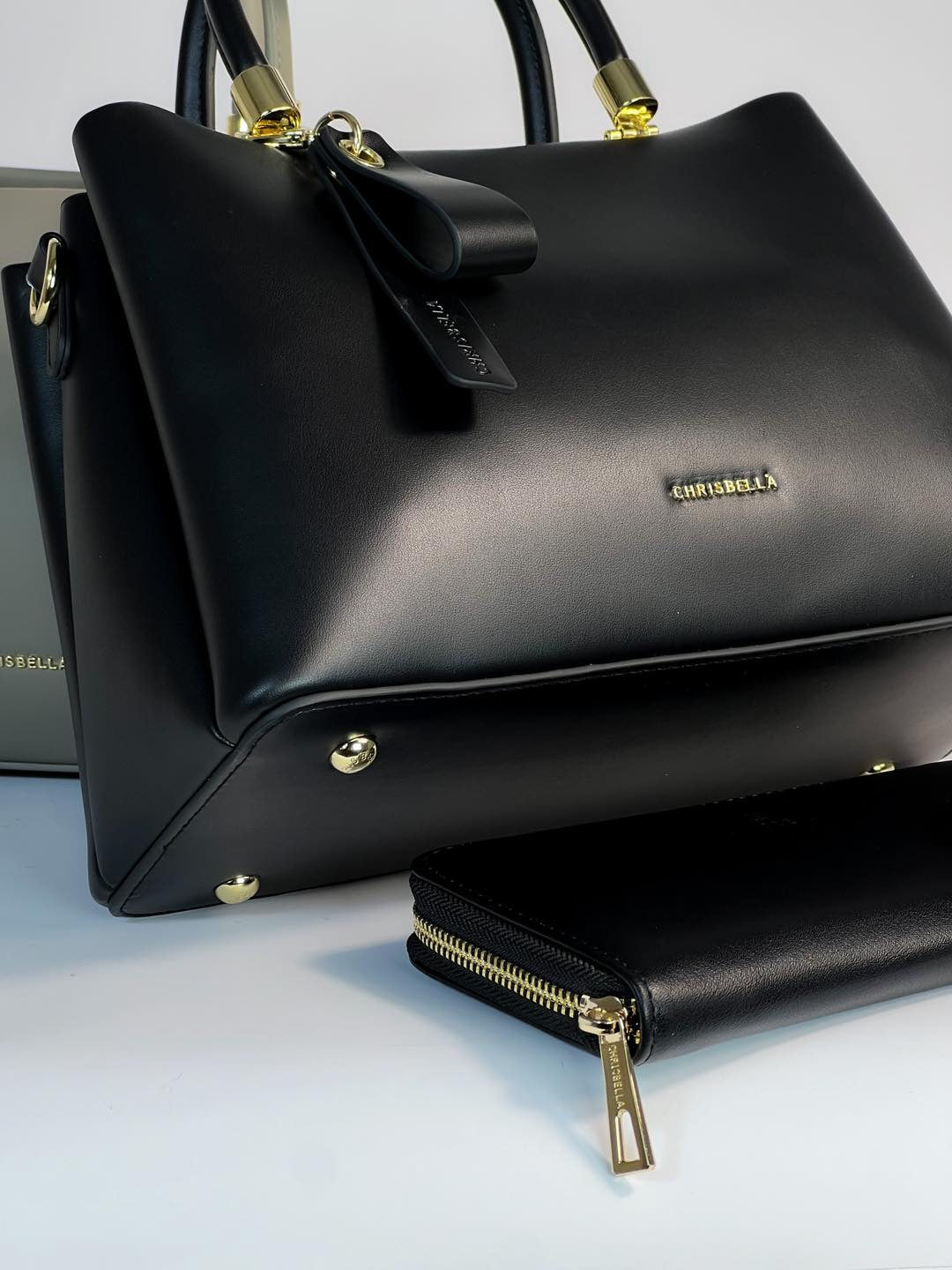 Sac à main Chrisbella avec pochette assortie – Élégance et praticité