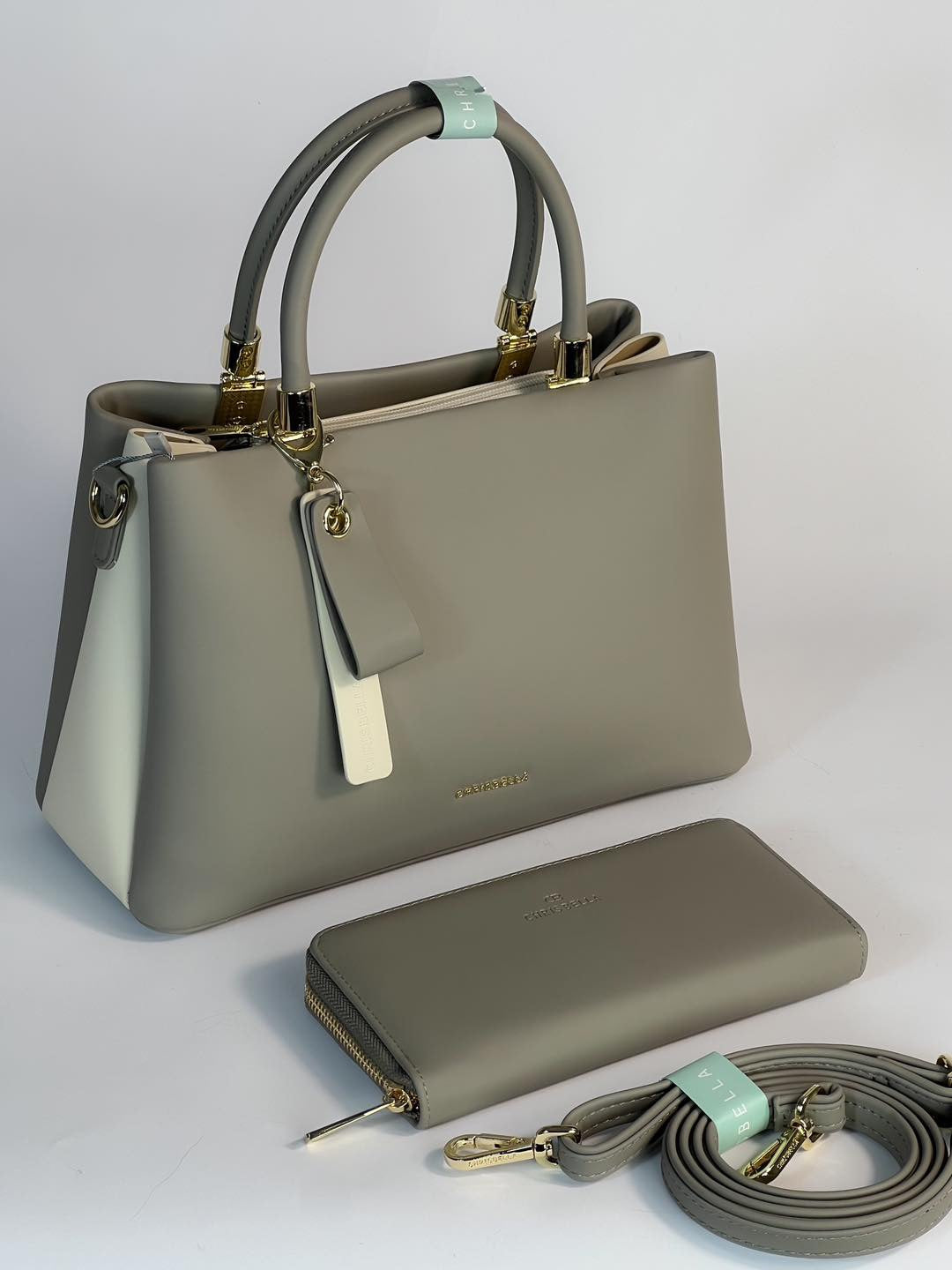 Sac à main Chrisbella avec pochette assortie – Élégance et praticité