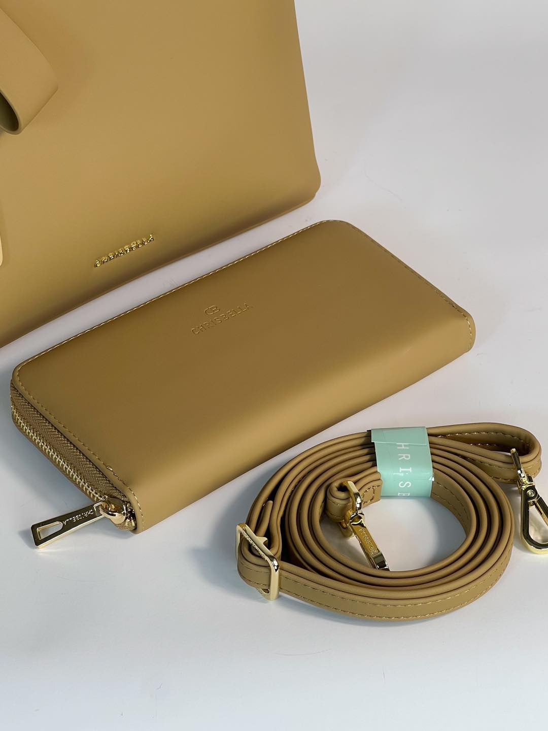 Sac à main Chrisbella avec pochette assortie – Élégance et praticité