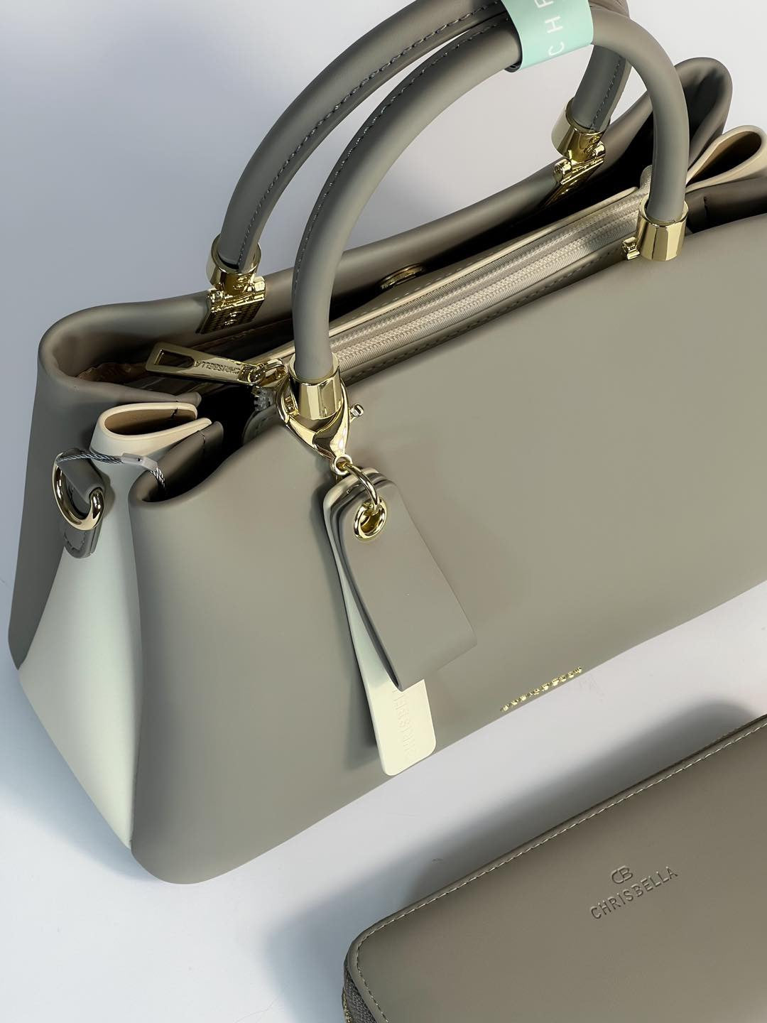 Sac à main Chrisbella avec pochette assortie – Élégance et praticité