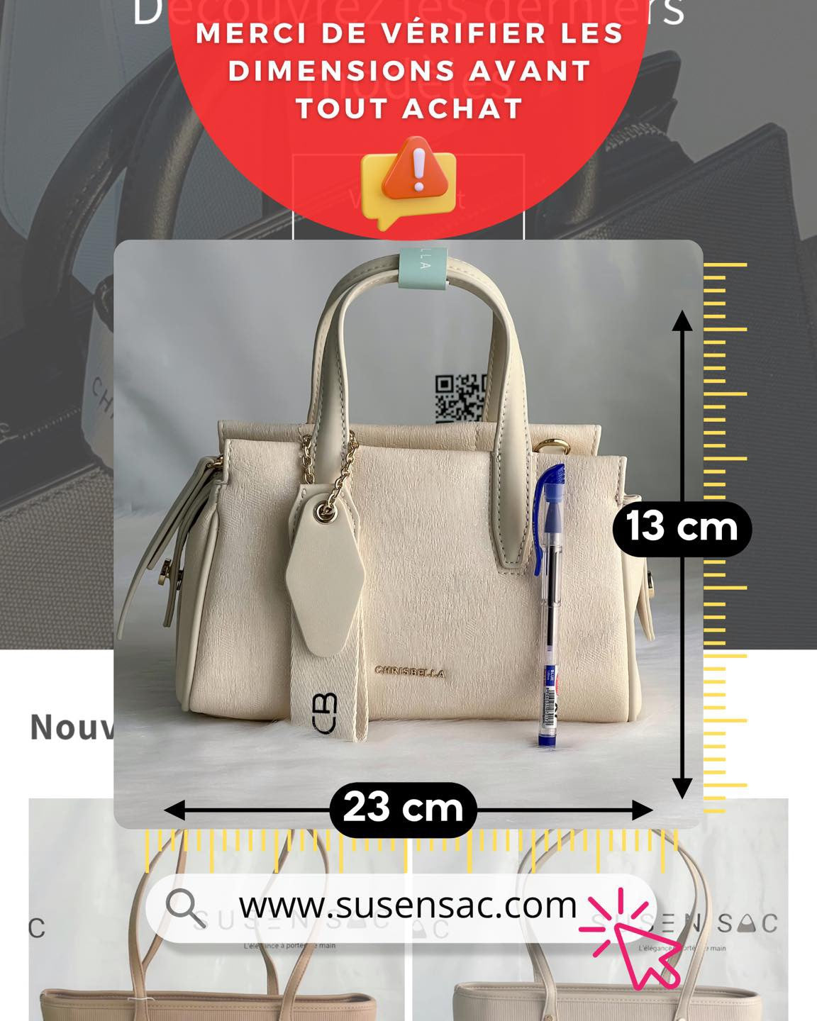 Sac à main Chrisbella – Élégance intemporelle
