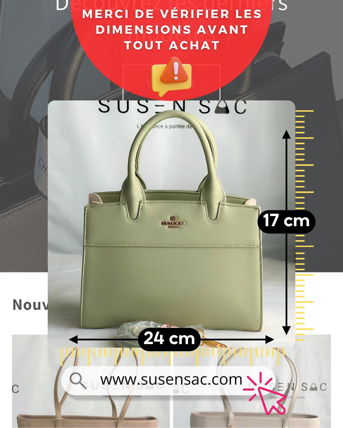 Sac à main BAGCO – Élégance structurée