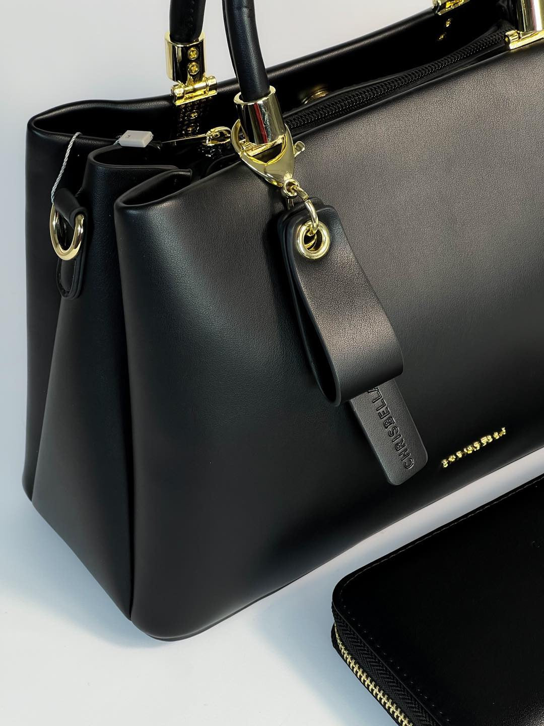 Sac à main Chrisbella avec pochette assortie – Élégance et praticité