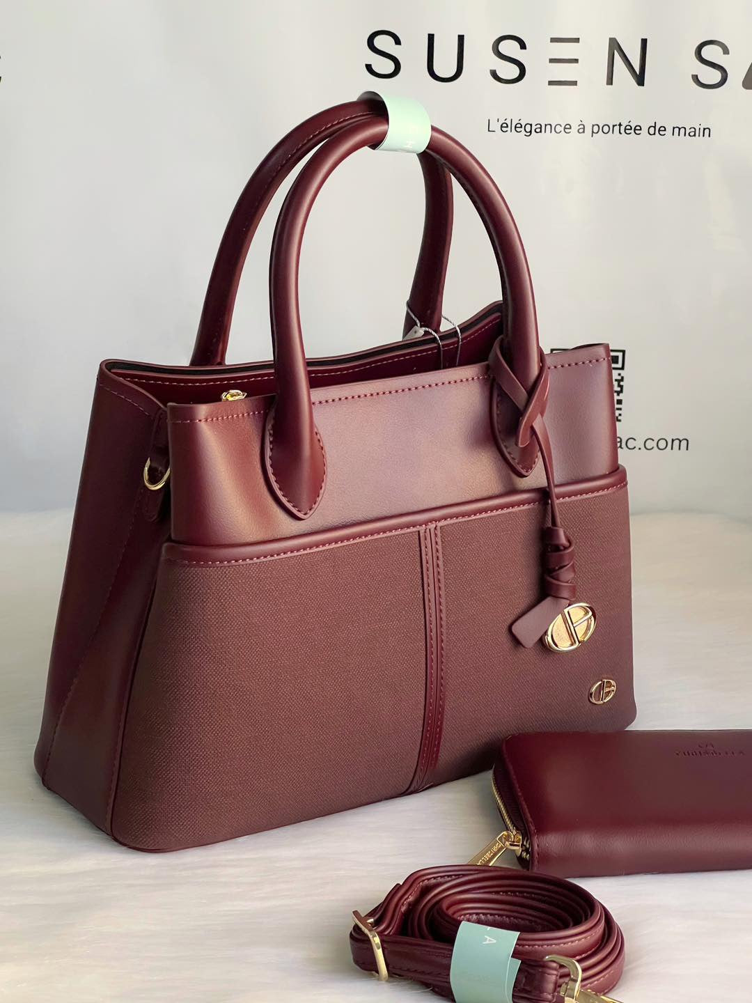 Sac à main Chrisbella avec porte-monnaie assorti – Élégance et praticité au quotidien