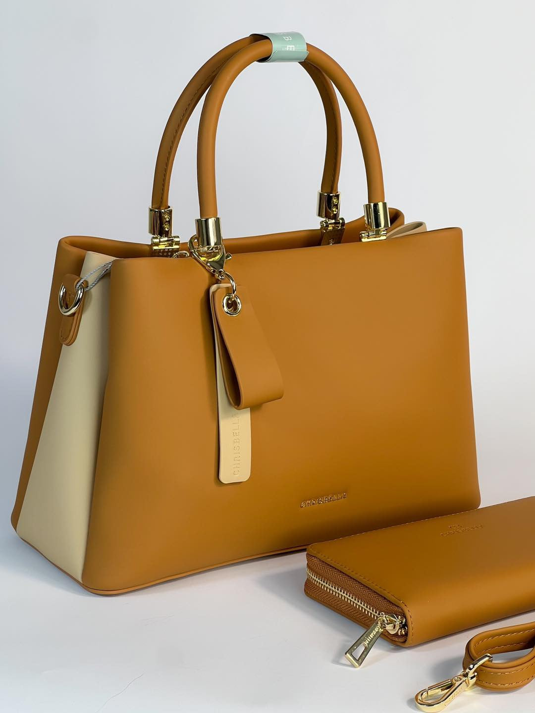Sac à main Chrisbella avec pochette assortie – Élégance et praticité