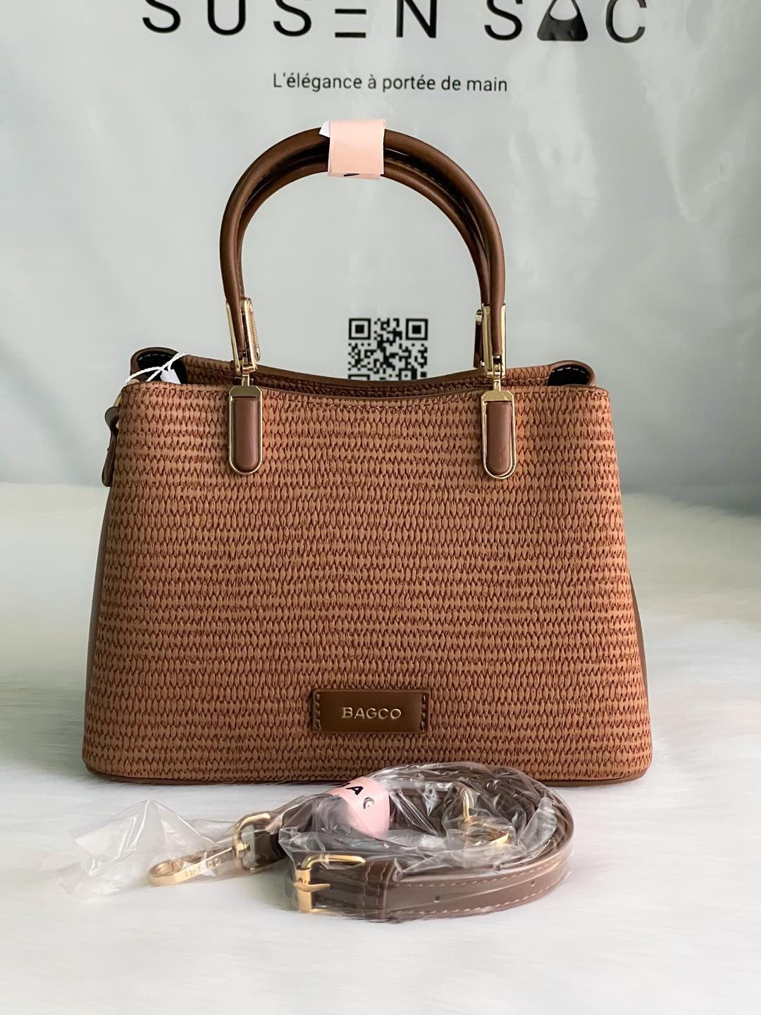 Sac d’été BAGCO – Élégance tressée et allure naturelle