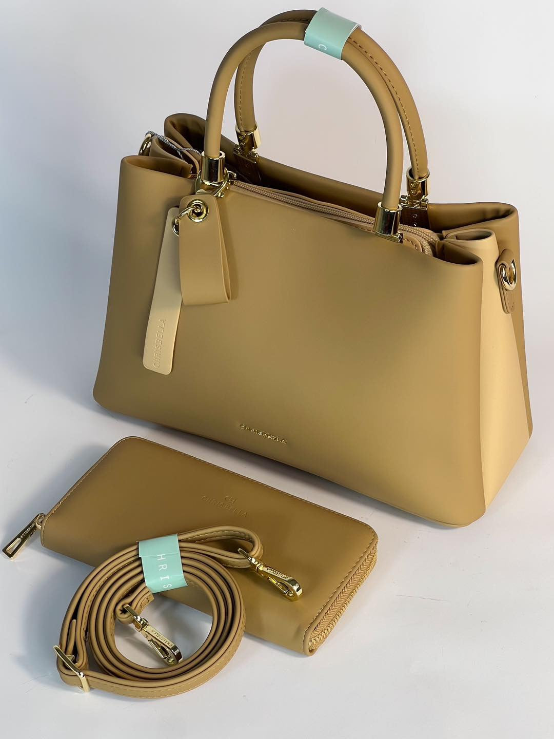 Sac à main Chrisbella avec pochette assortie – Élégance et praticité