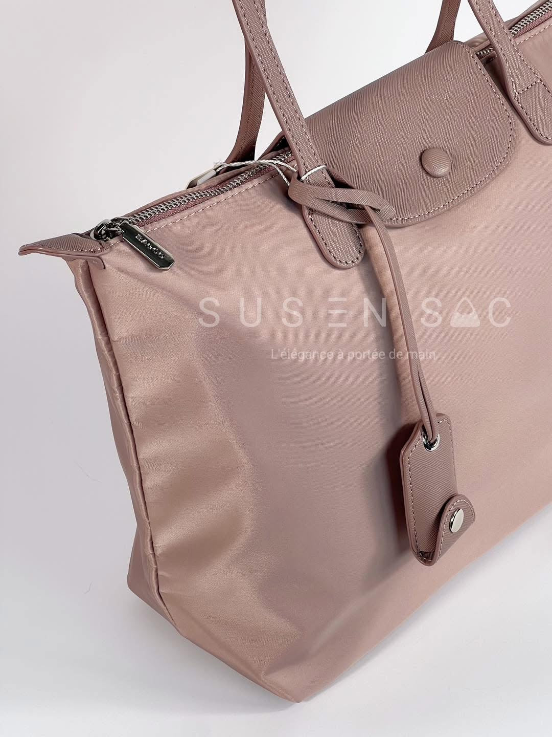 Sac épaule Bagco — style Longchamp, léger et déperlant
