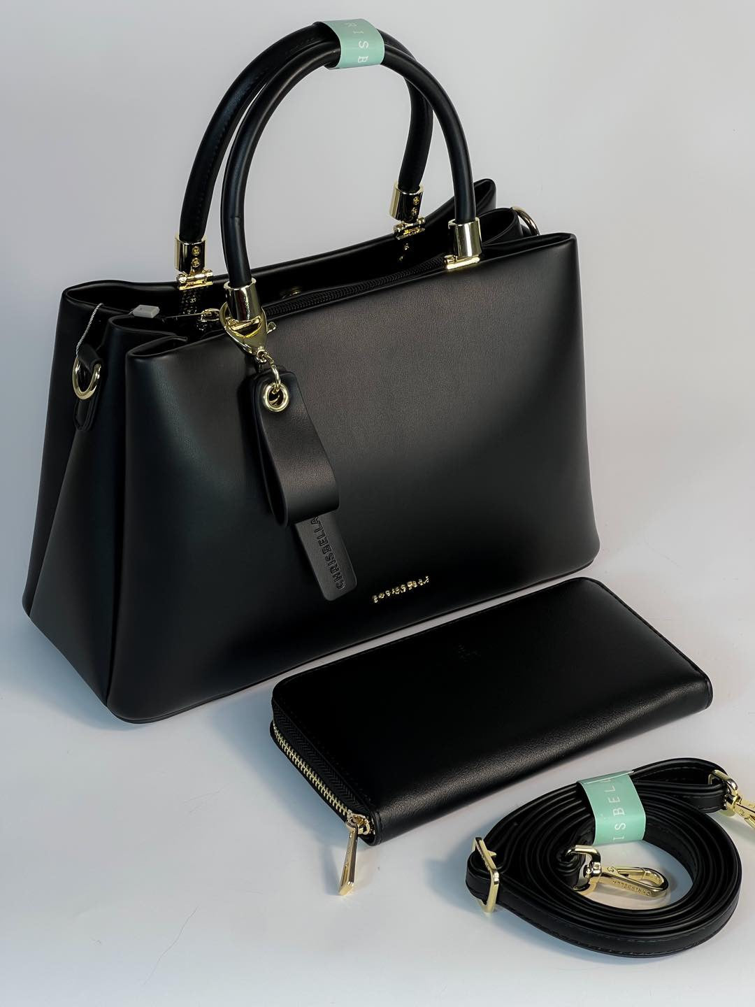 Sac à main Chrisbella avec pochette assortie – Élégance et praticité