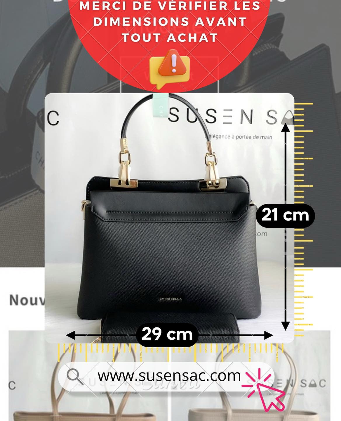 Sac à main Chrisbella – Élégance & Praticité au quotidien