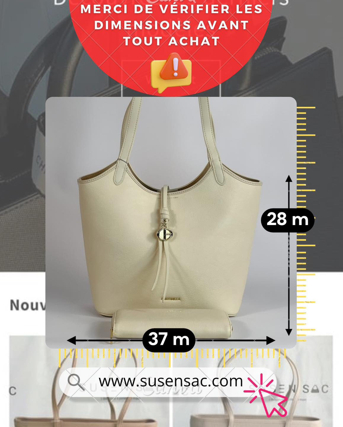 Sac à main Chrisbella avec porte-monnaie – Élégance et praticité au quotidien