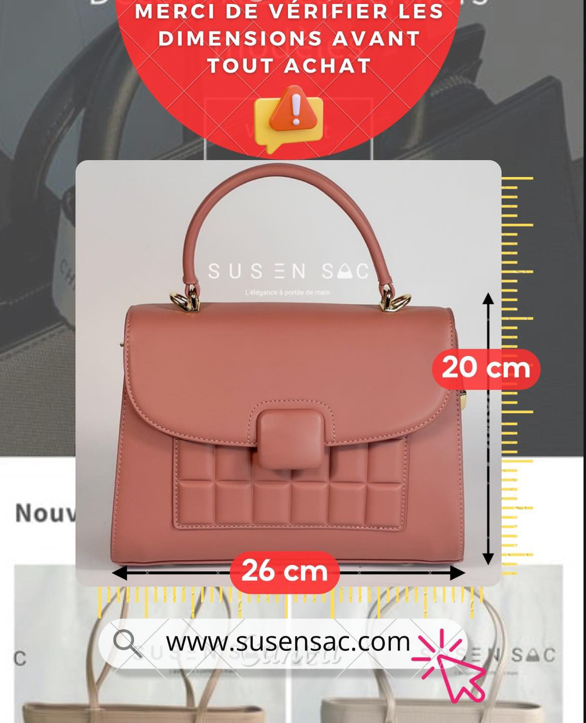Sac à main Angelo – Élégance moderne et raffinement intemporel