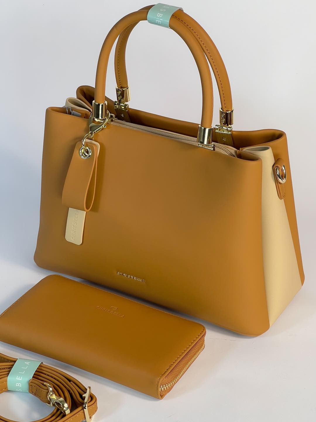 Sac à main Chrisbella avec pochette assortie – Élégance et praticité
