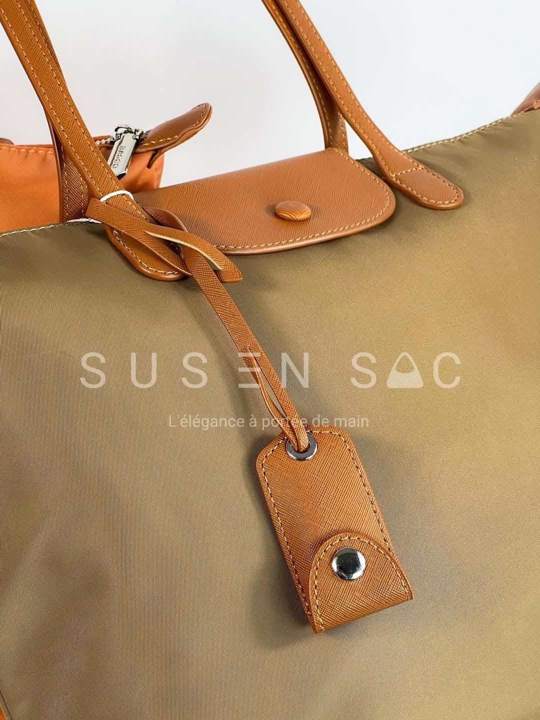 Sac épaule Bagco — style Longchamp, léger et déperlant