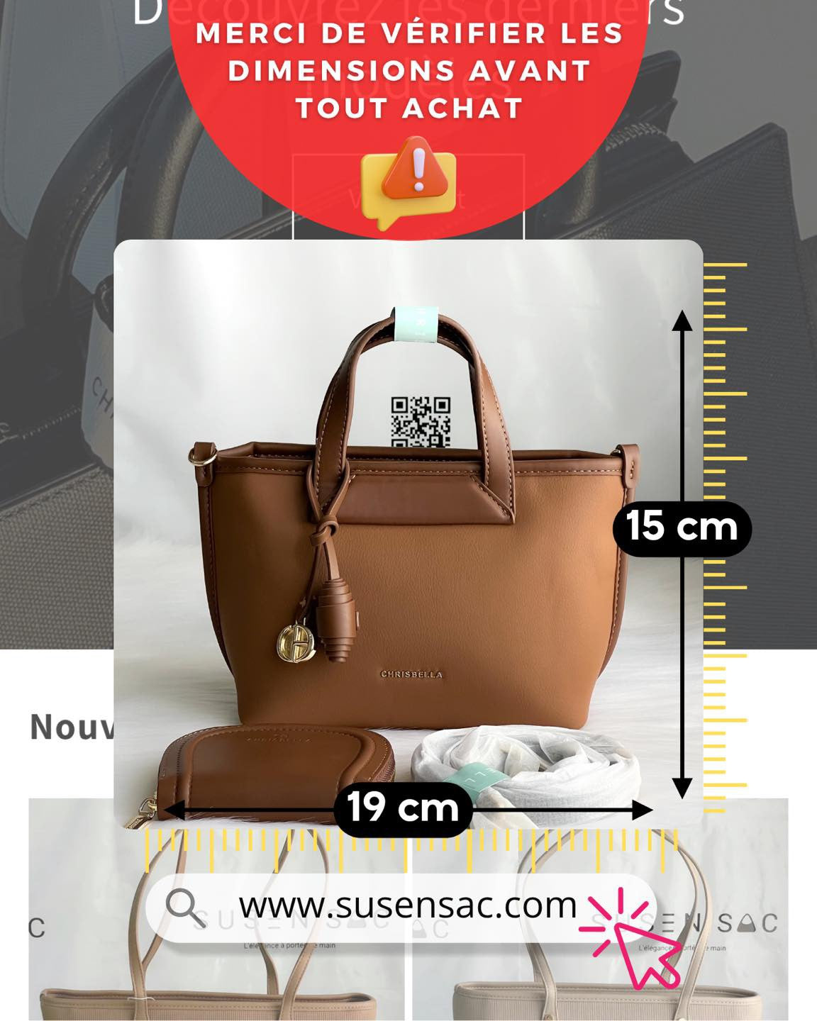 Sac à main Chrisbella – Élégance & Fonctionnalité