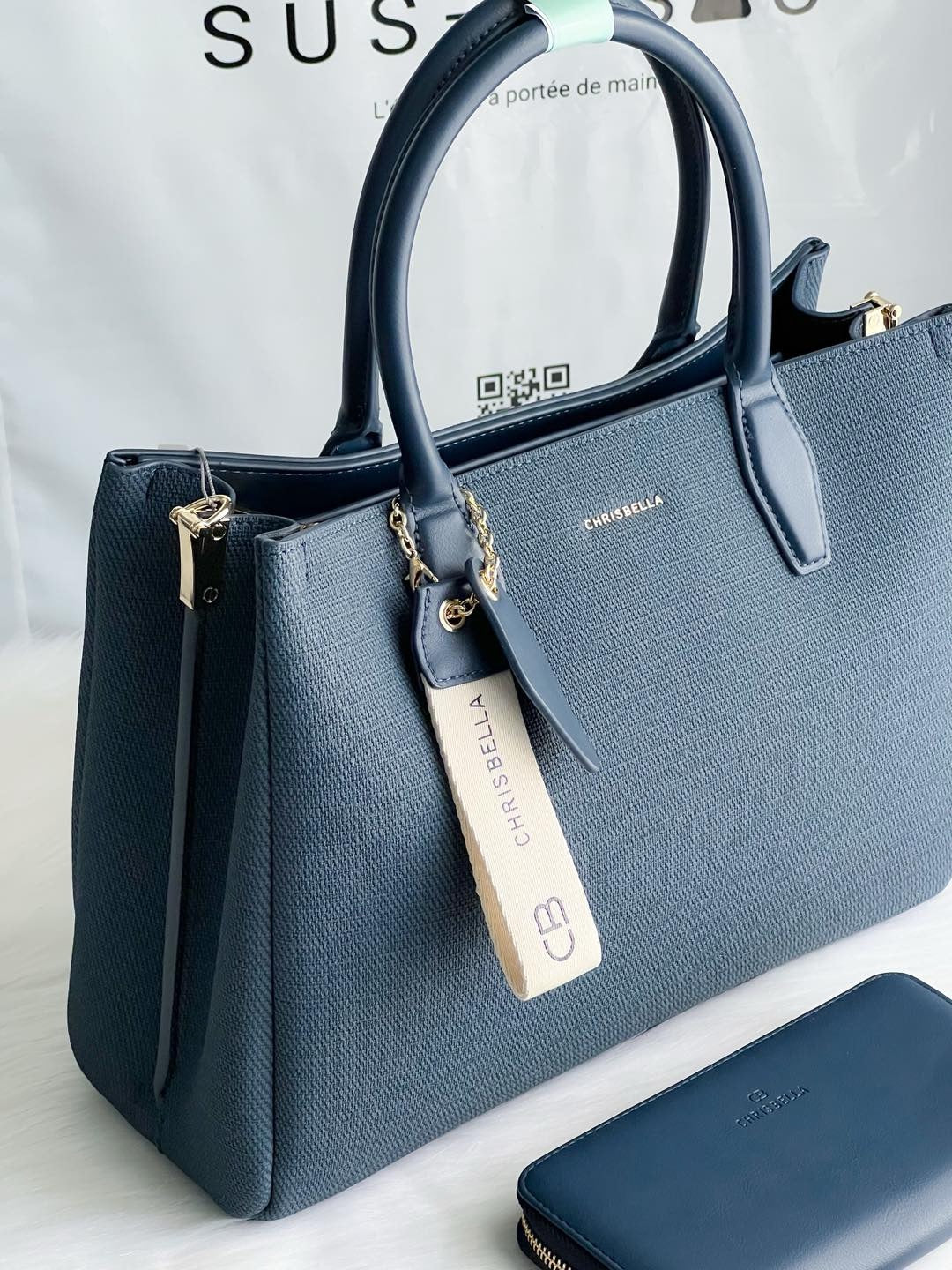 Collection Été 2025 sac à main + pochette Chrisbella – Élégance naturelle et fonctionnalité