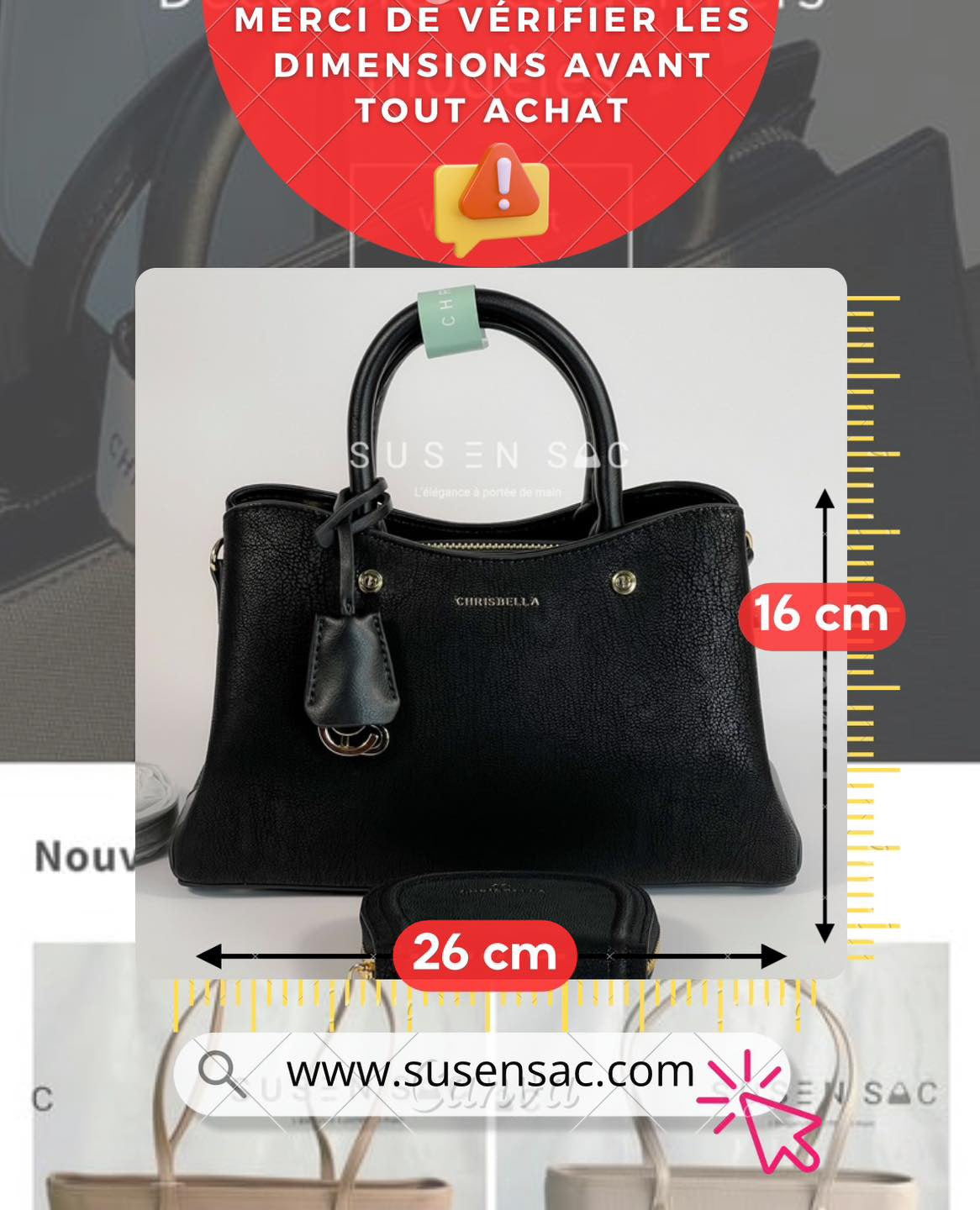 Sac à main Chrisbella – Élégance intemporelle