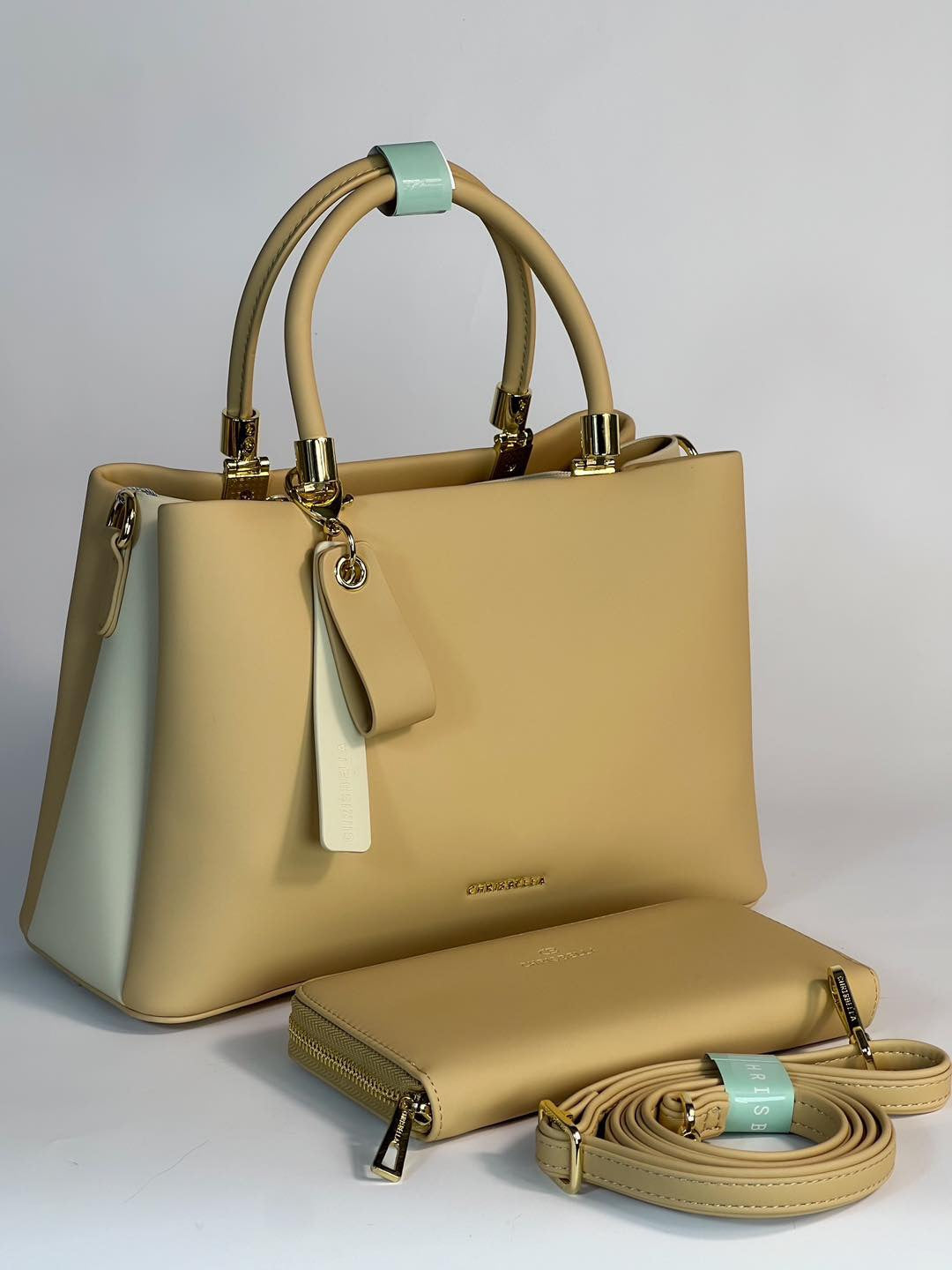 Sac à main Chrisbella avec pochette assortie – Élégance et praticité