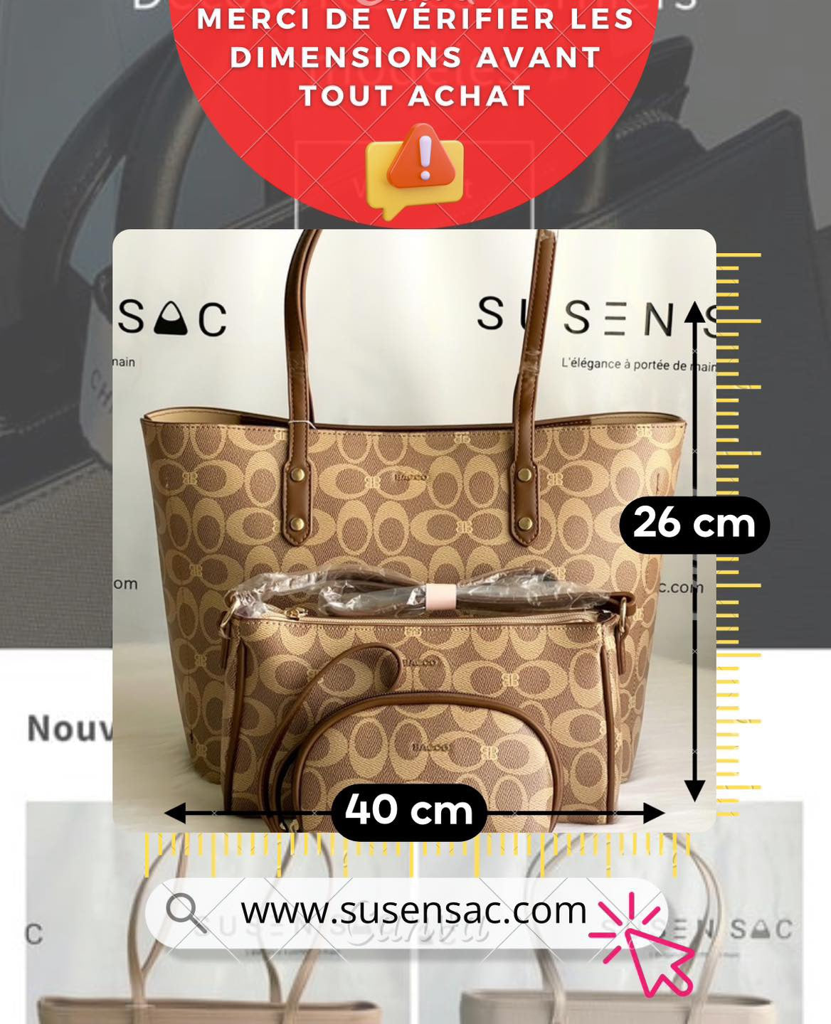 Set 3 pièces Bagco – Élégance et polyvalence au quotidien