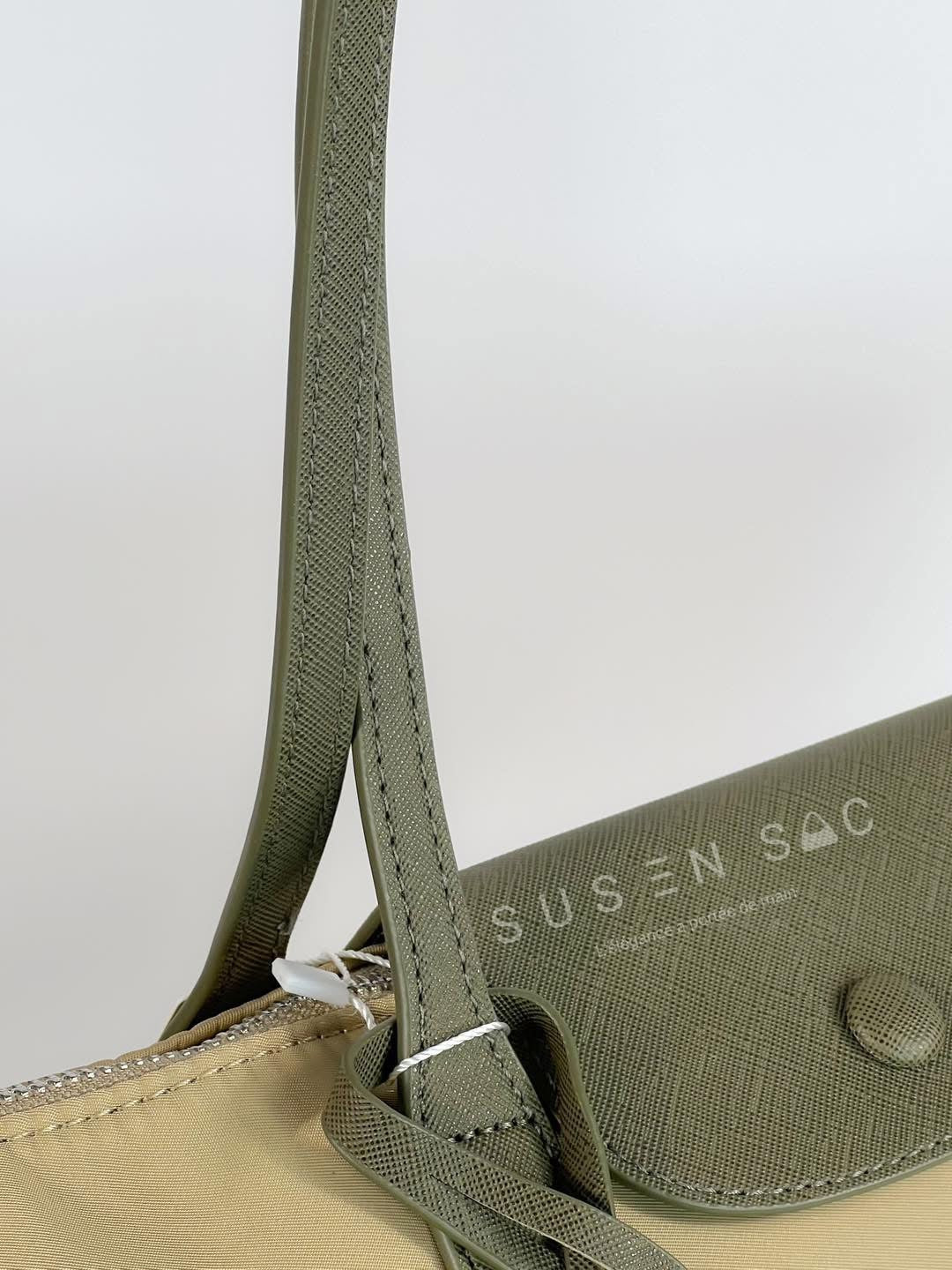Sac épaule Bagco — style Longchamp, léger et déperlant