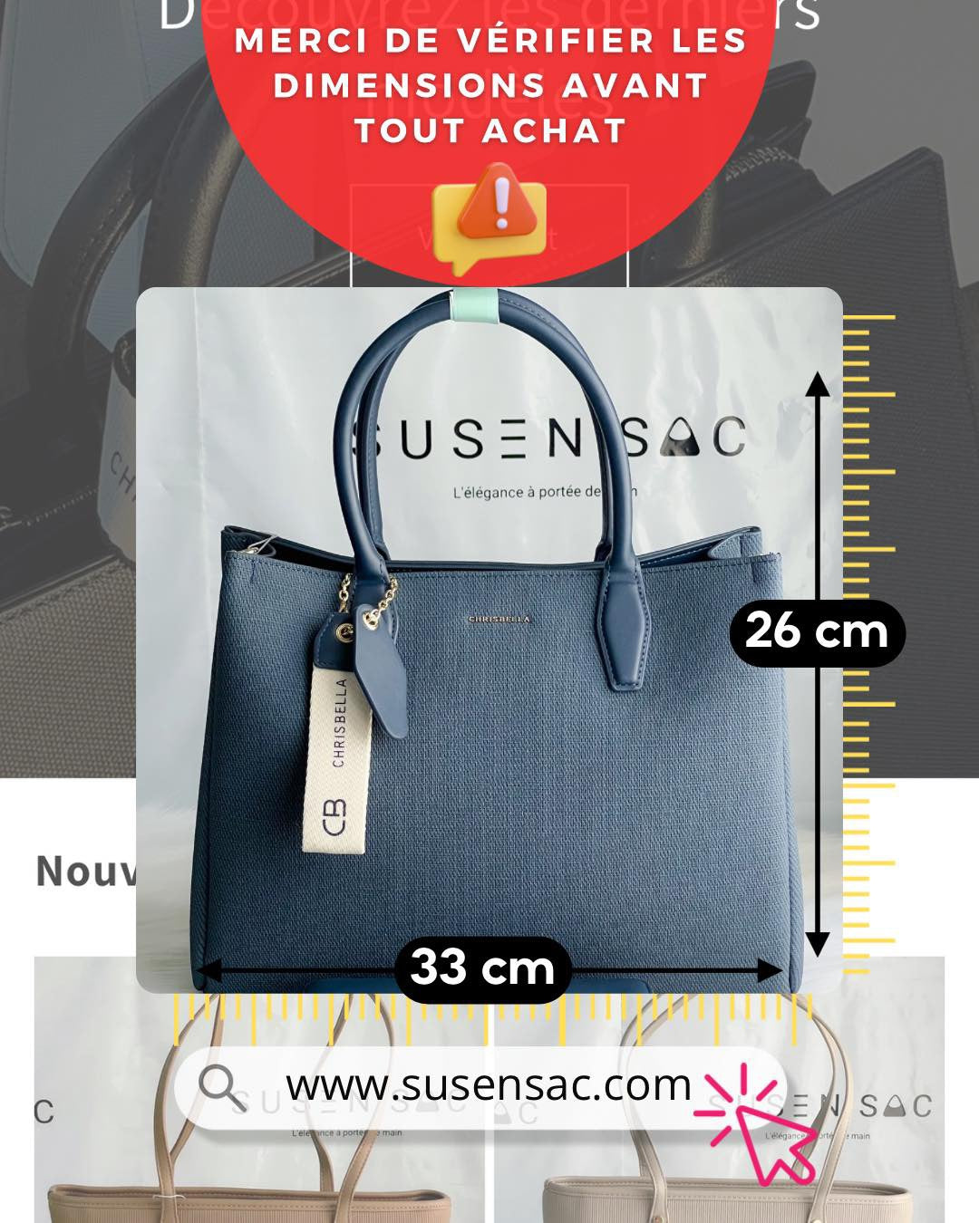Collection Été 2025 sac à main + pochette Chrisbella – Élégance naturelle et fonctionnalité