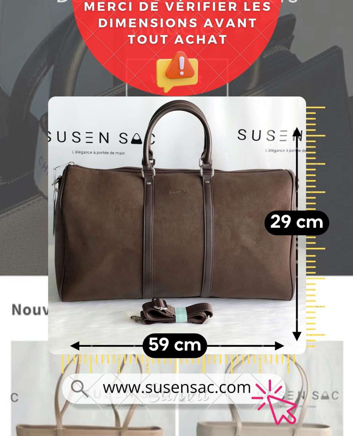 Caba de Voyage Chrisbella – Élégance & Praticité