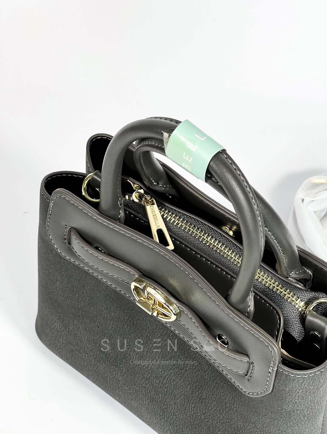 Sac CHRISBELLA – Élégance Structurée & Pochette Assortie