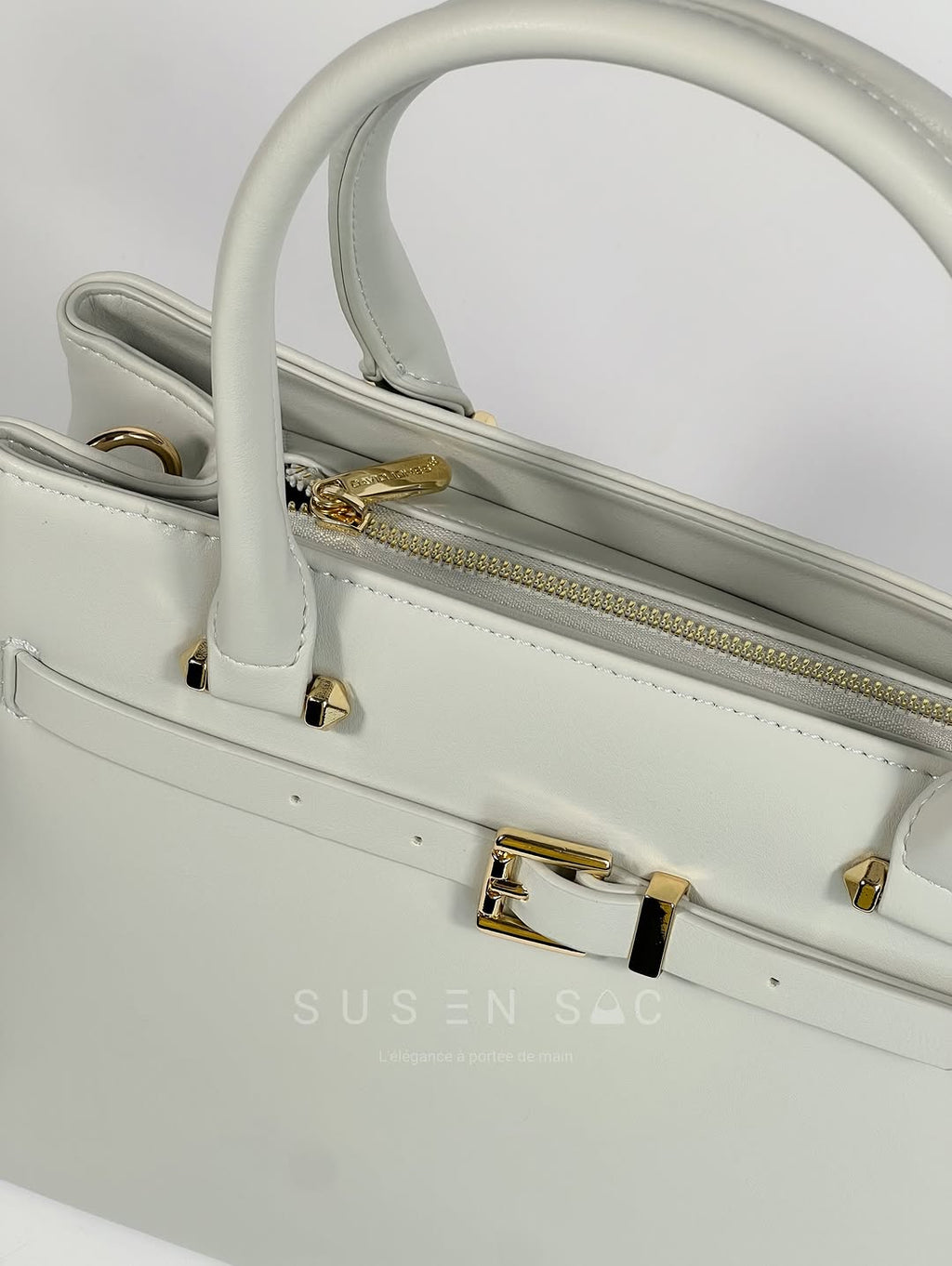 Sac à main trapèze David Jones – Élégance structurée & style intemporel