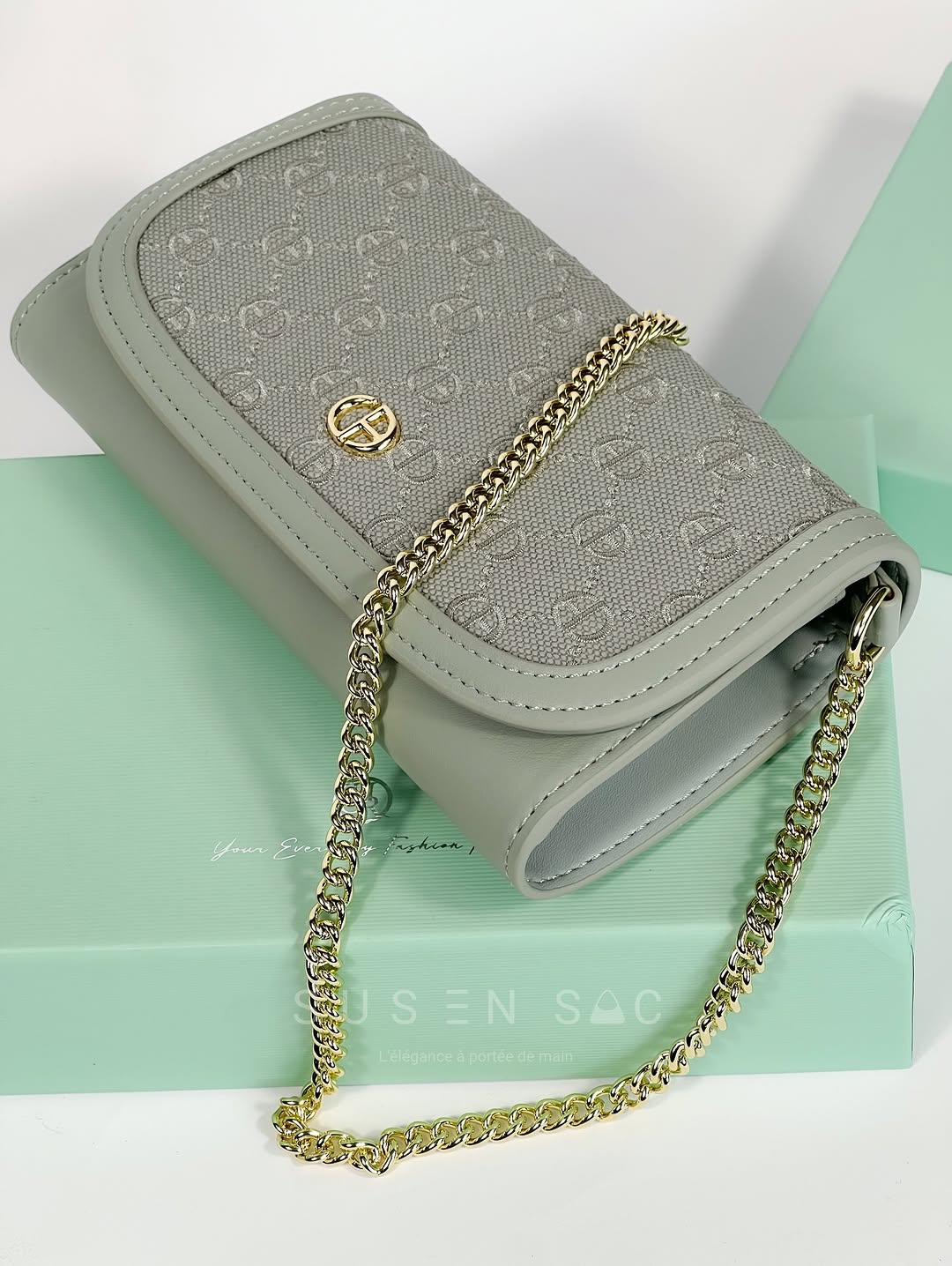 Sac Bandoulière Chrisbella Signature – Chaîne Élégante & Fermoir Raffiné