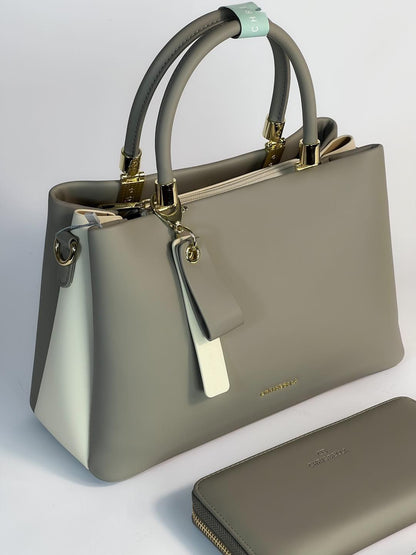 Sac à main Chrisbella avec pochette assortie – Élégance et praticité
