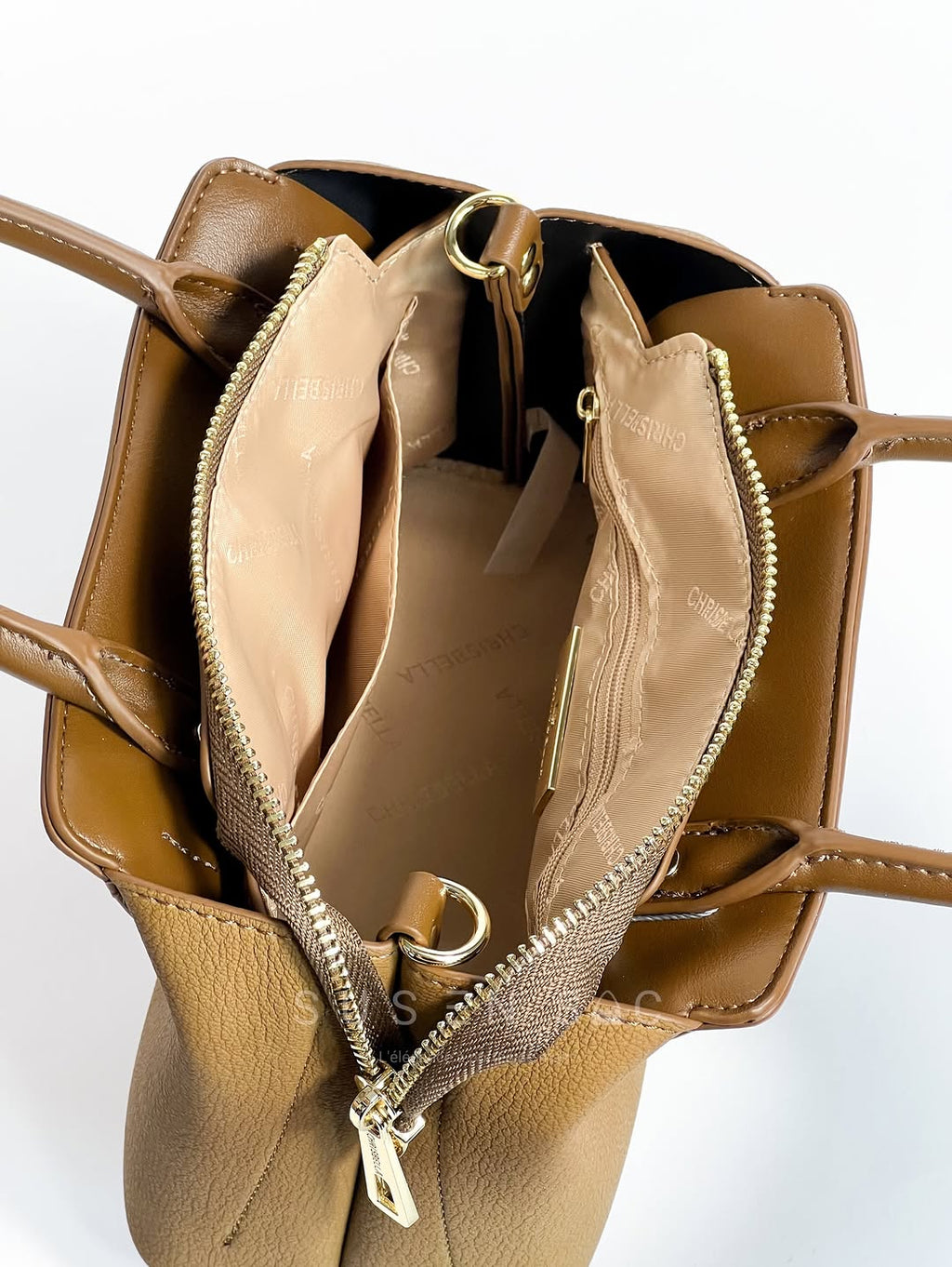 Sac CHRISBELLA – Élégance Structurée & Pochette Assortie