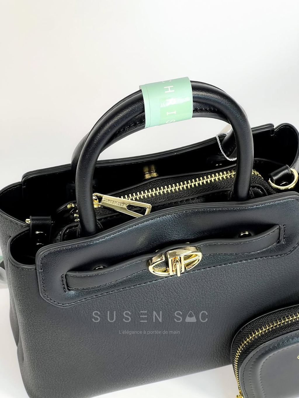 Sac CHRISBELLA – Élégance Structurée & Pochette Assortie