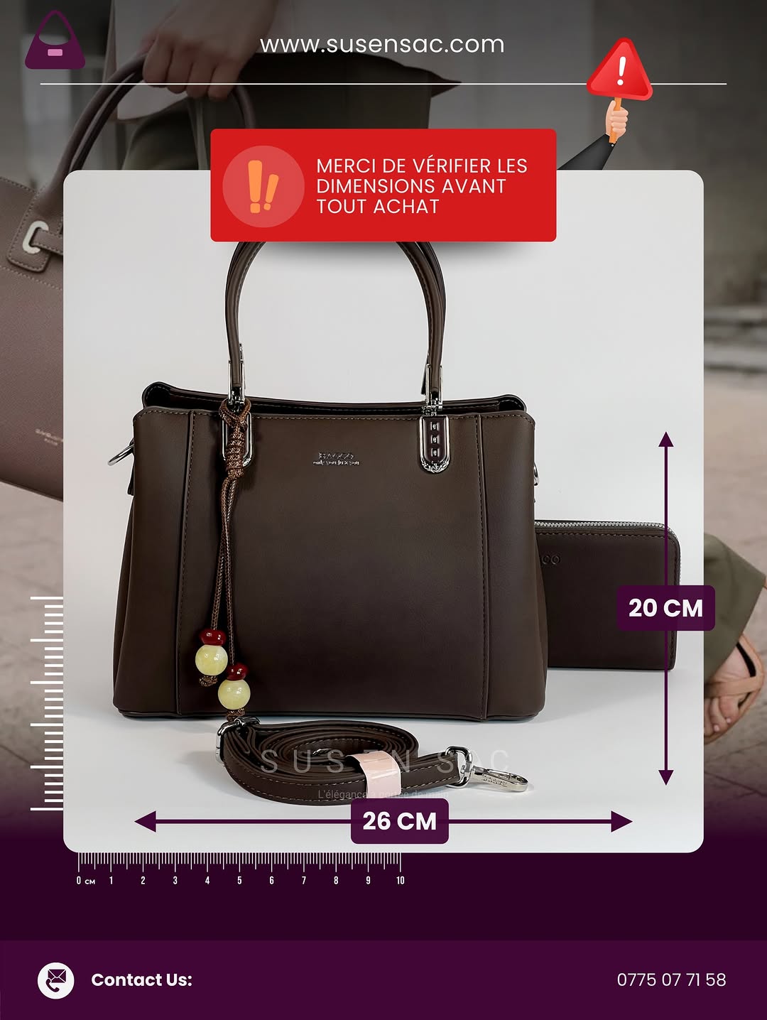 Sac à Main BAGCO – Élégance Structurée & Détails Raffinés