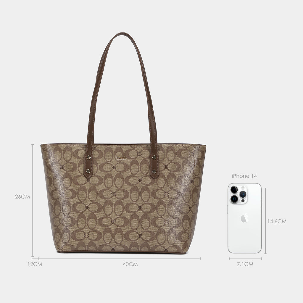 Sac à Main BAGCO 3 Pièces – Grand Sac Cabas + Bandoulière + Pochette Élégante