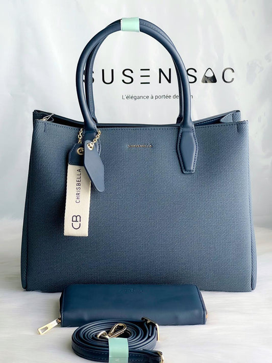 Collection Été 2025 sac à main + pochette Chrisbella – Élégance naturelle et fonctionnalité