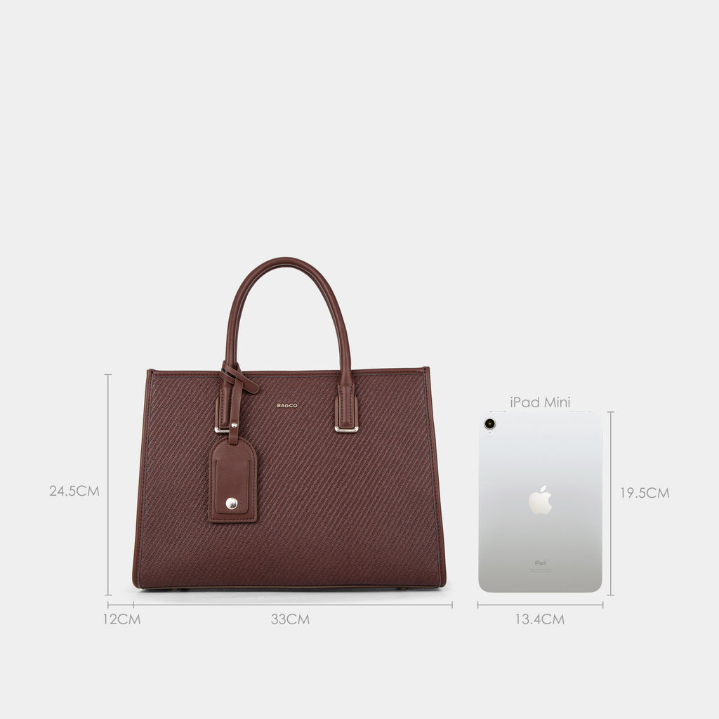 Sac à main BAGCO élégant avec pochette assortie