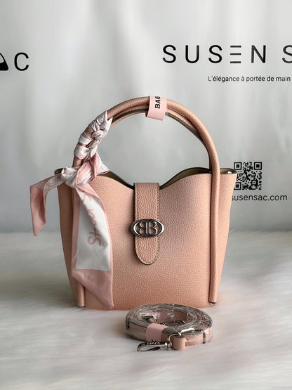 Sac à main structuré avec pochette intérieure – Design moderne et raffiné