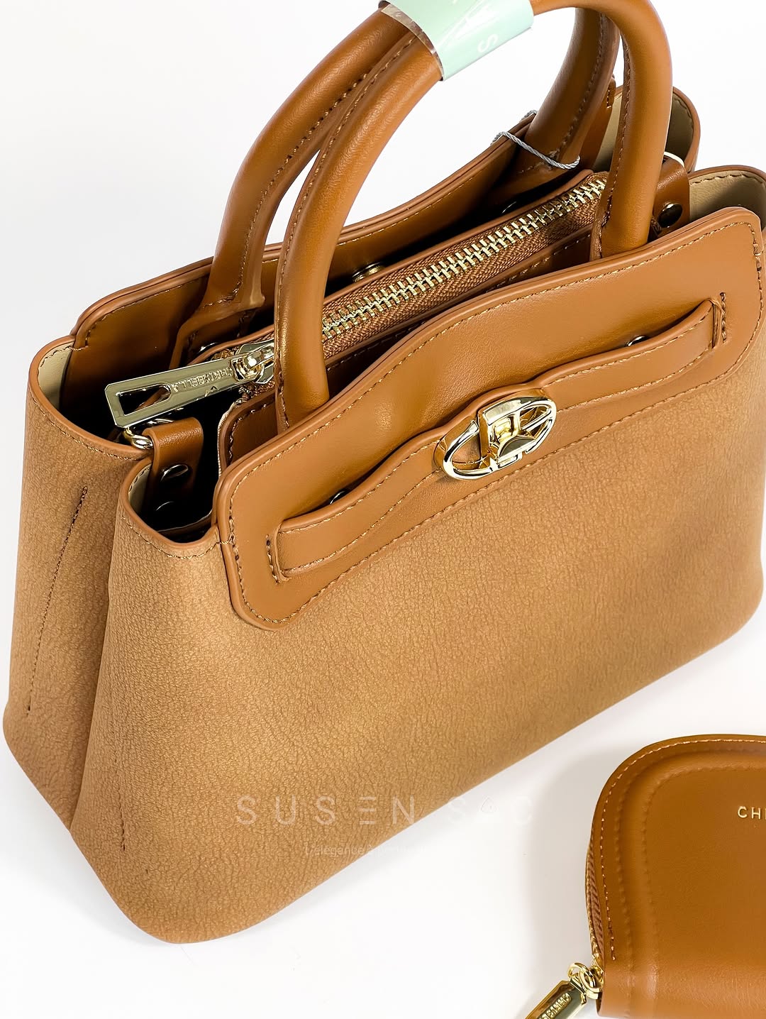 Sac CHRISBELLA – Élégance Structurée & Pochette Assortie