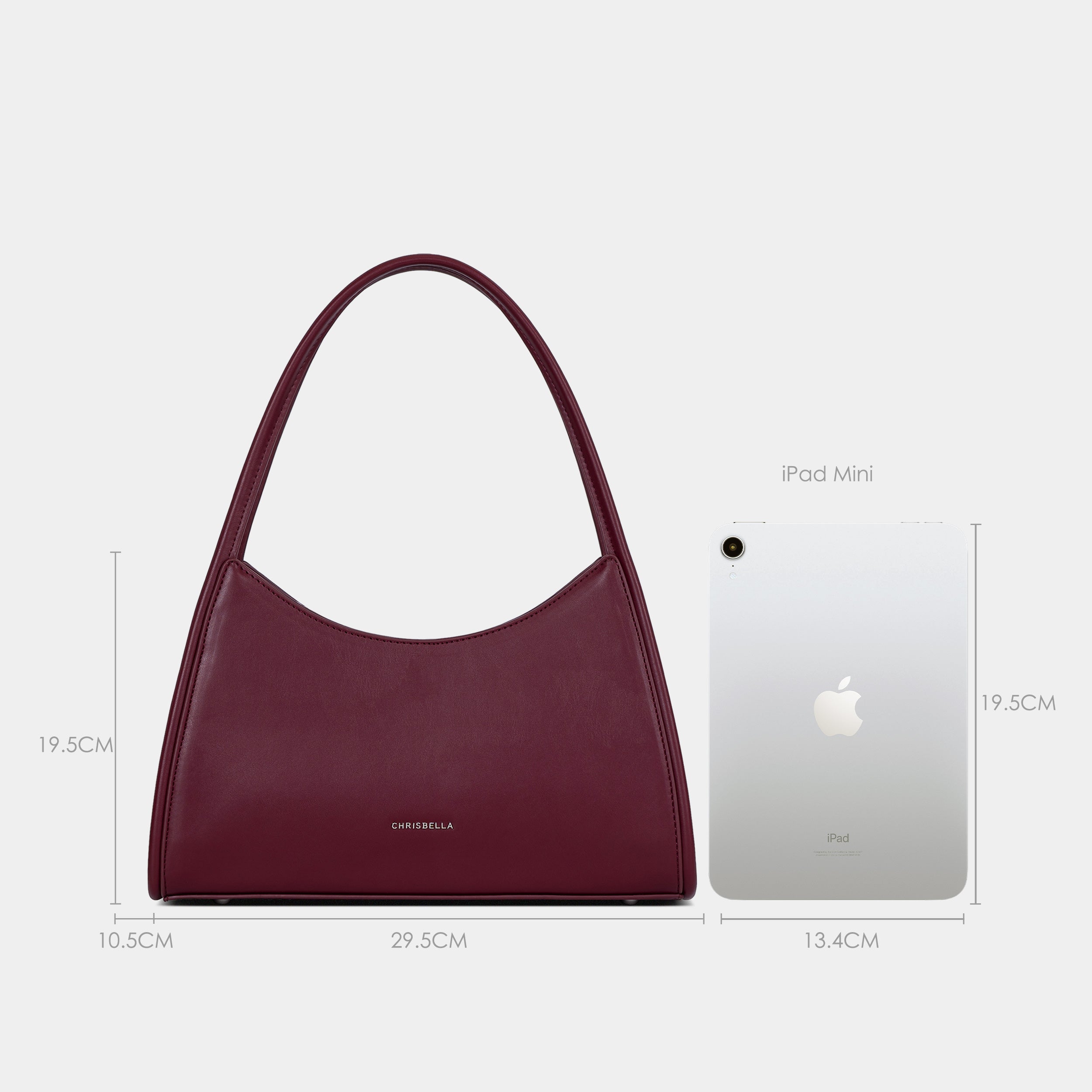 Sac à Main Élégant avec Pochette Chaîne Assortie