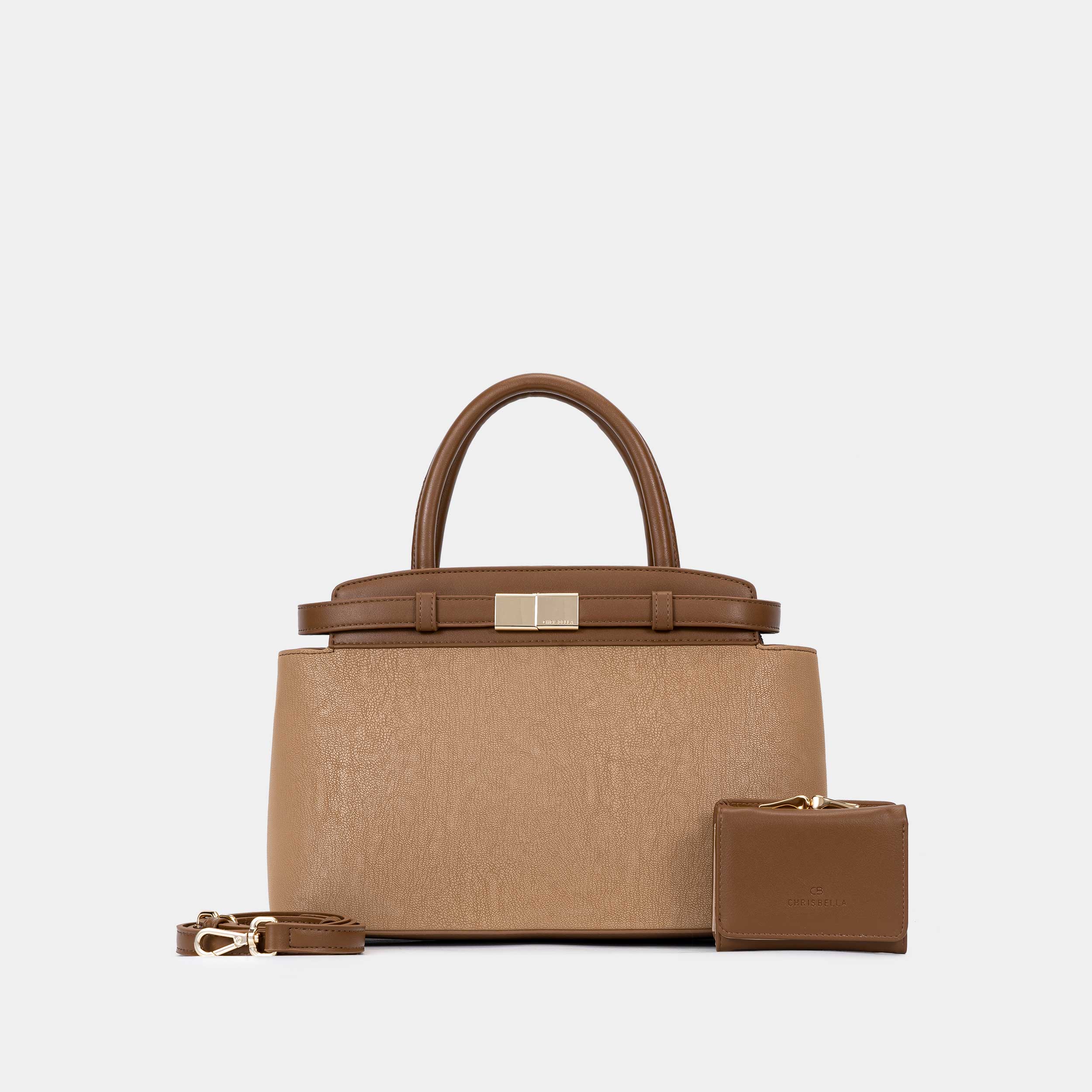 Sac à Main Élégant avec Pochette Assortie