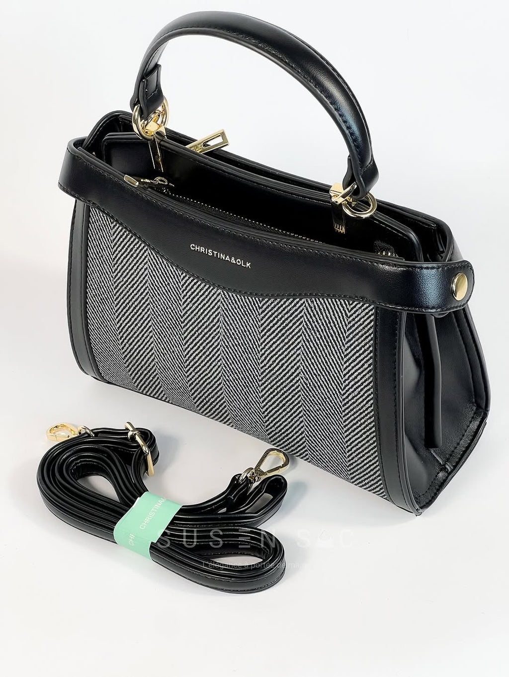 Sac à Main CHRISTINA OLK – Élégance Compacte & Texture Raffinée