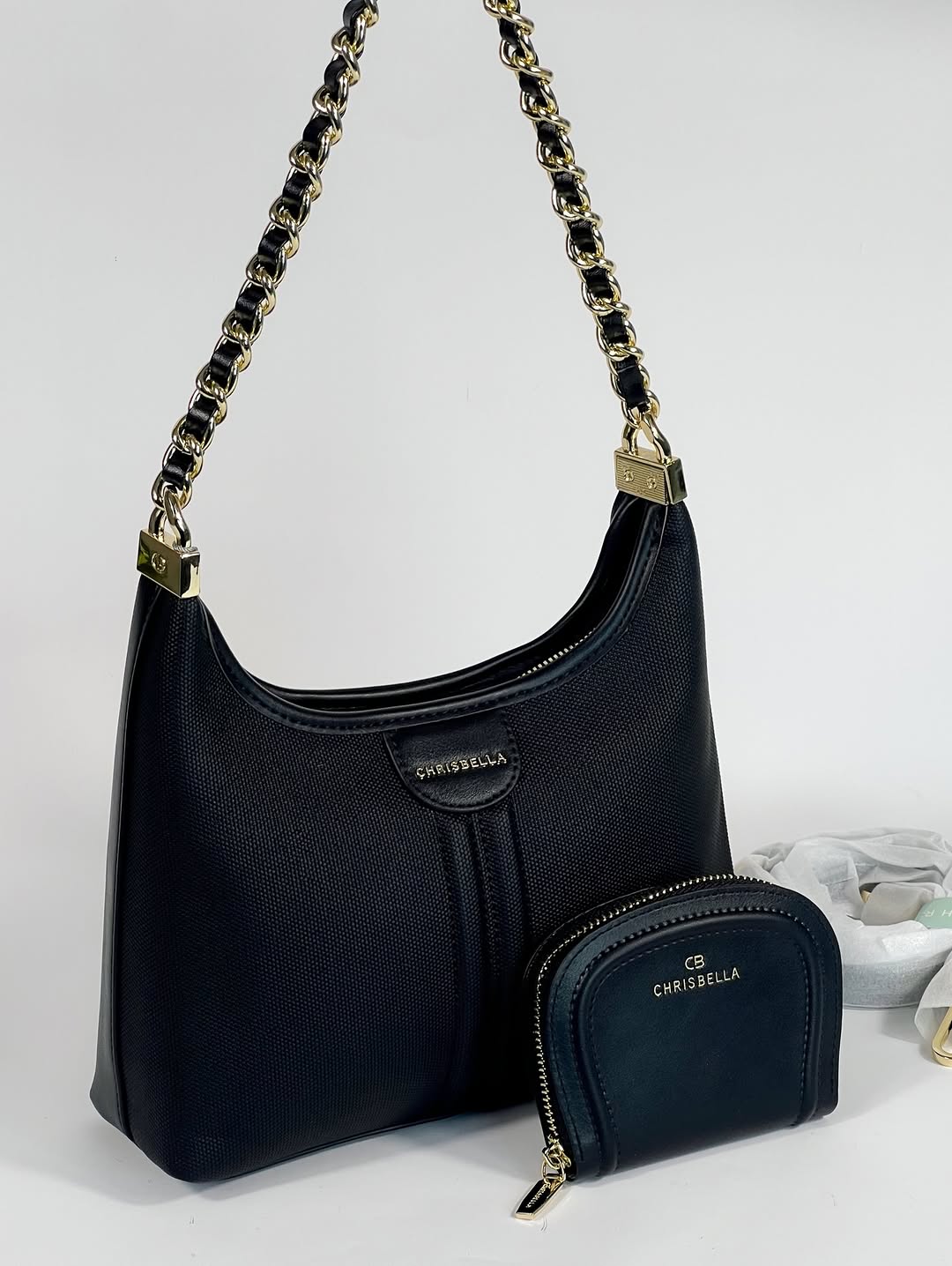 Sac CHRISBELLA – Élégance Moderne & Détails Chaîne Raffinés