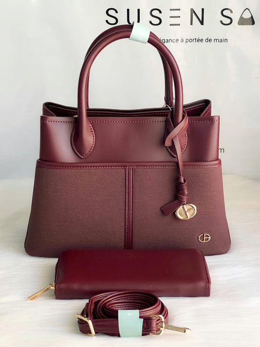 Sac à main Chrisbella avec porte-monnaie assorti – Élégance et praticité au quotidien