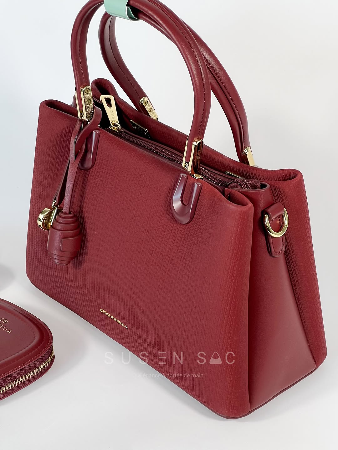 Sac CHRISBELLA – Élégance Structurée & Pochette Assortie