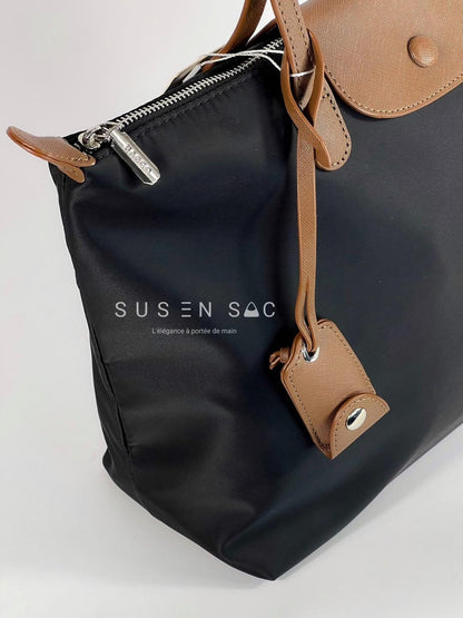 Sac épaule Bagco — style Longchamp, léger et déperlant